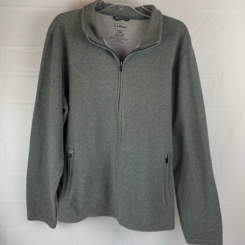 L.L.Bean grey zip up jacket